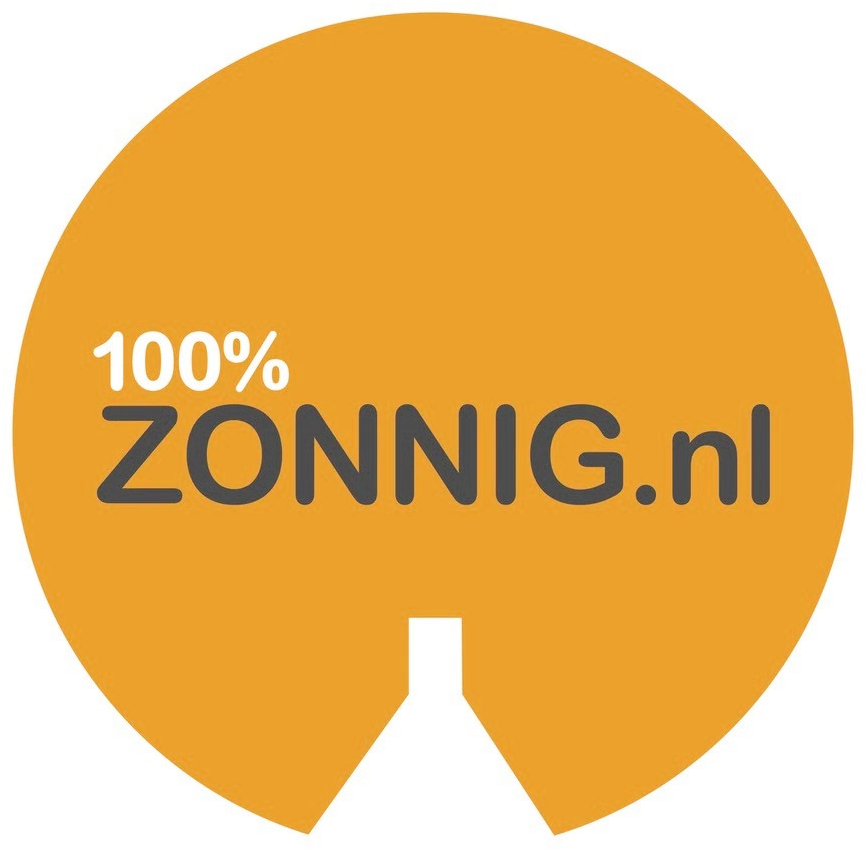 100% zonnig