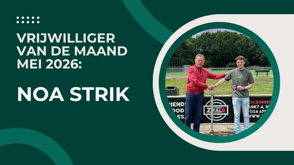 Vrijwilliger van de maand mei: Noa Strik