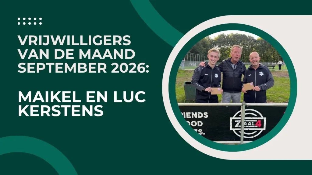 Vrijwilligers van de maand september: Maikel en Luc Kerstens